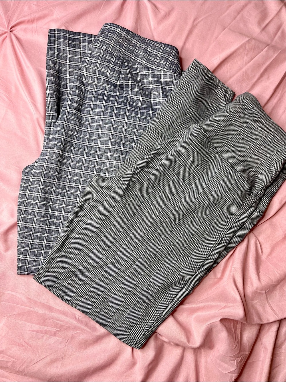Lot of 2 Plaid Woman’s Dress Pants Duo